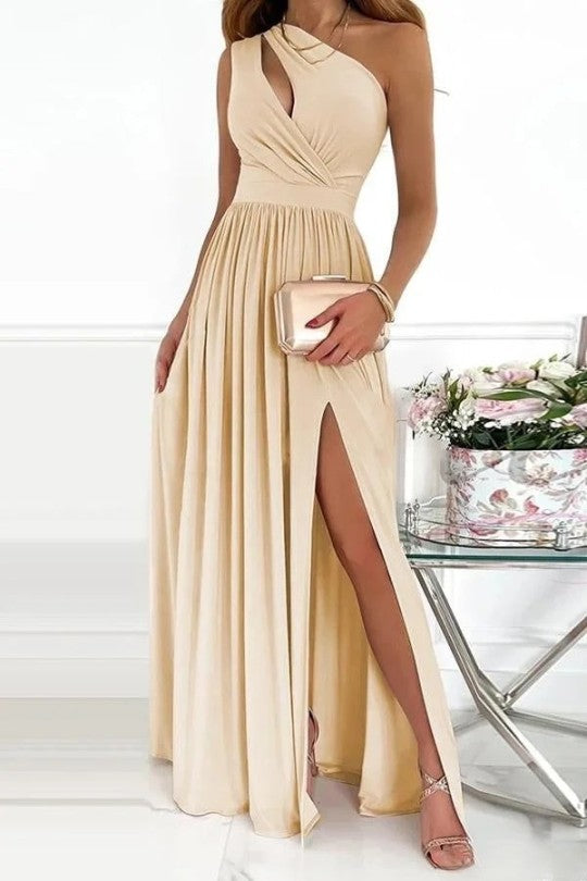 Asymmetrical Elegant Evening Dress - Novella Line
