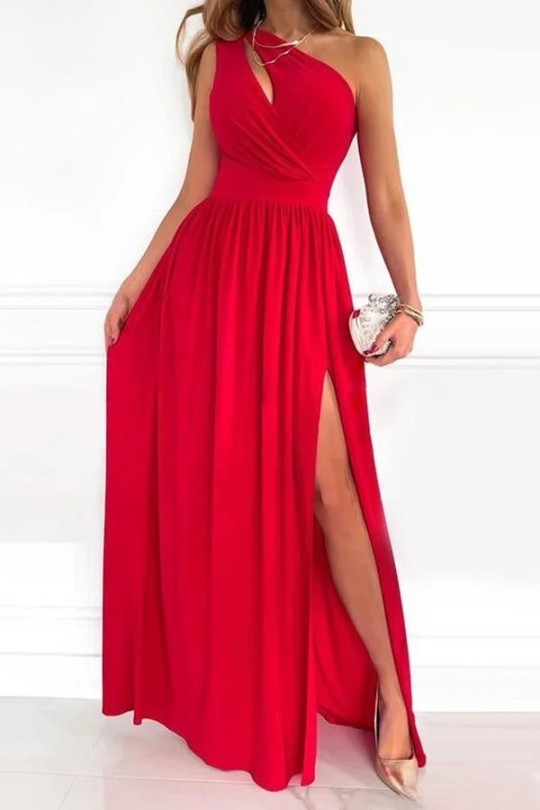 Asymmetrical Elegant Evening Dress - Novella Line