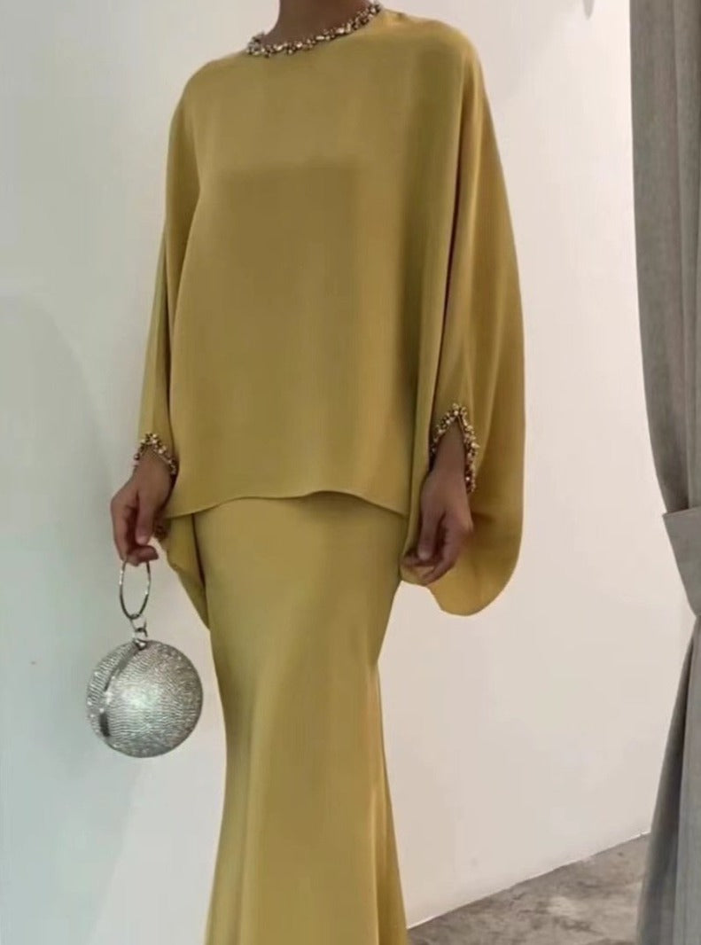 Asya - American Pearl Ensemble Dress