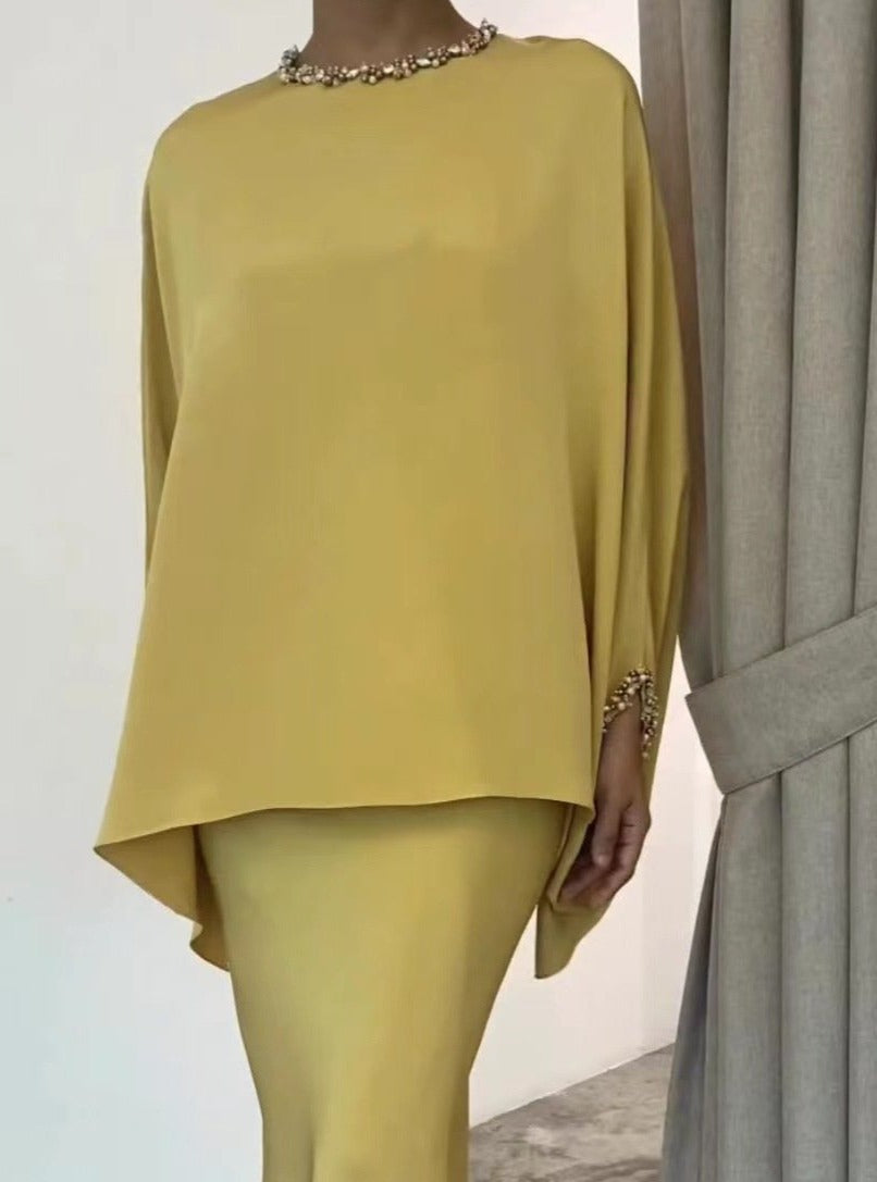 Asya - American Pearl Ensemble Dress