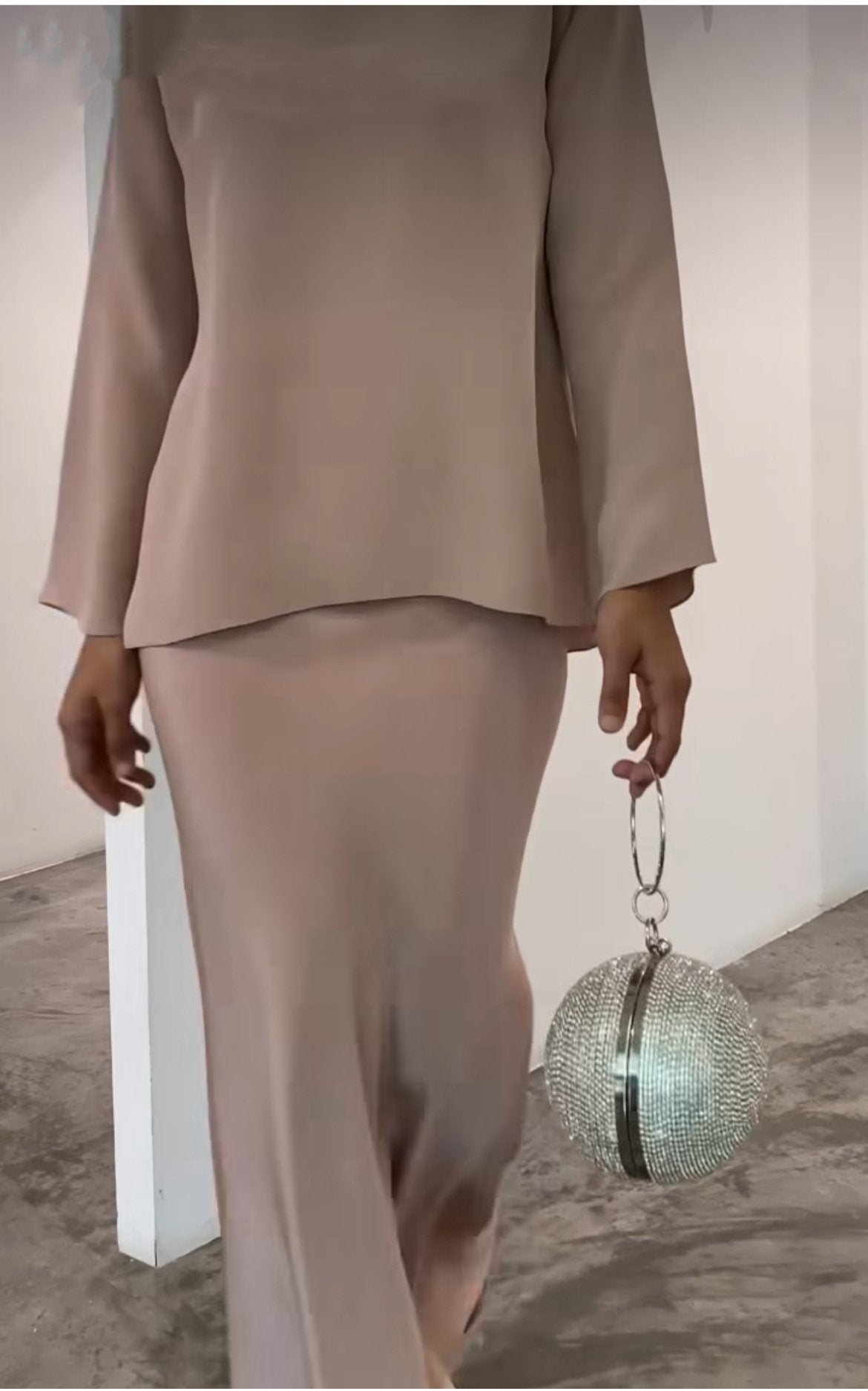 Asya - American Pearl Ensemble Dress